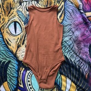 Brown bodysuit